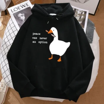 Peace Was Never Hoodies